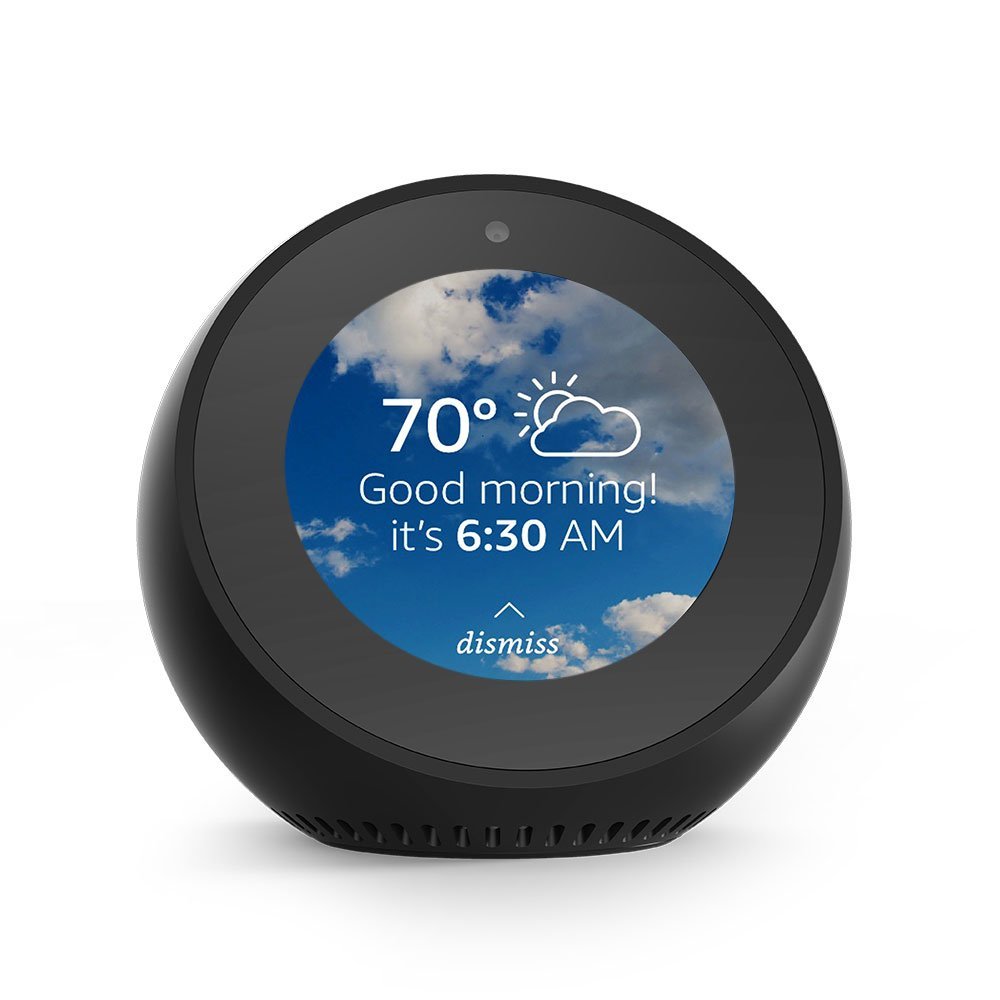 Amazon Echo Spot. Умный будильник с голосовым ассистентом 